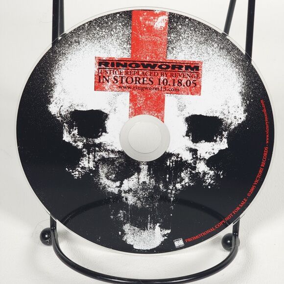 Ringworm Justice Replaced By Revenge Demo Pre-Release CD 2005 Victory Records - Picture 2 of 7